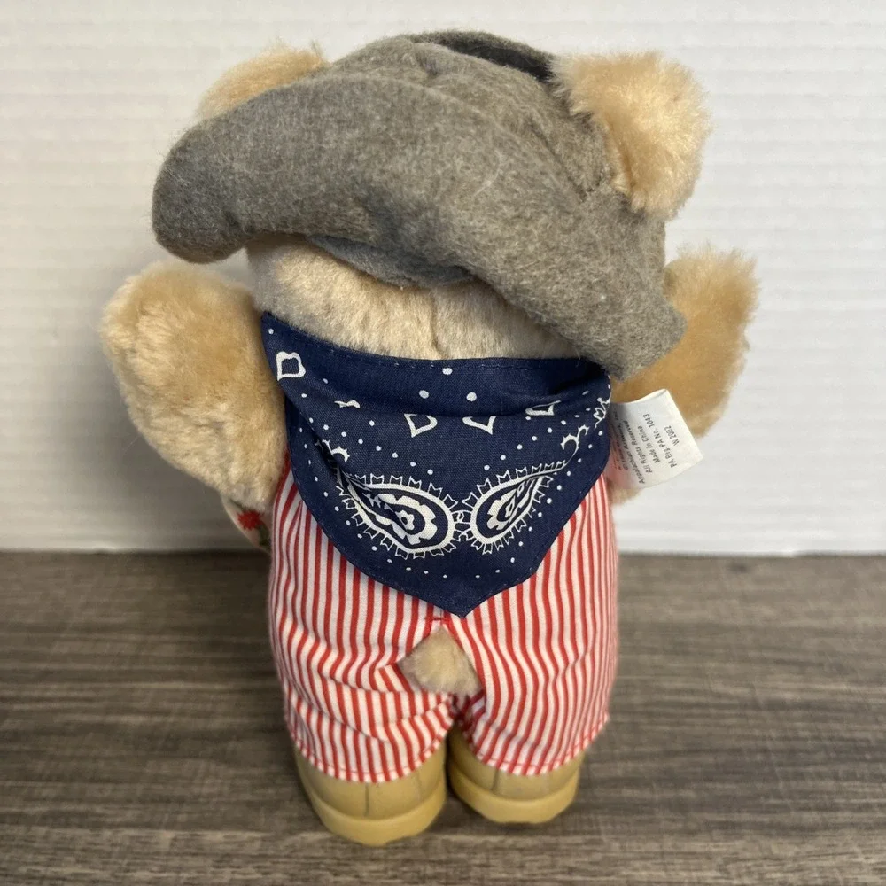 Vintage 1986 Furskins Bears Set Of 2 Dudley & Farrell Wendy's 7